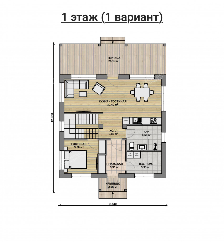 Дом из камня VZ-777